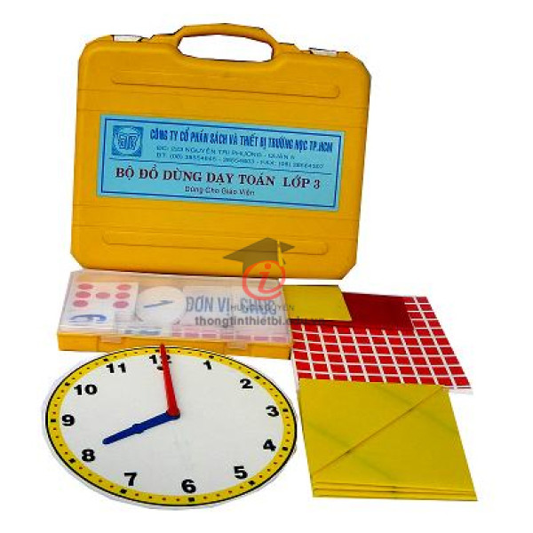 Bộ đồ dùng dạy toán lớp 3 – Giáo viên Mua hàng 